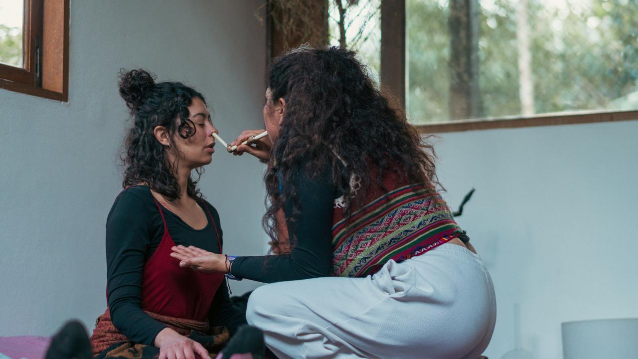 Aplicación de rapé